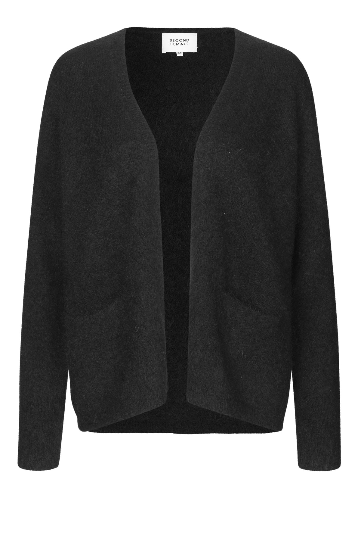 Brook Knit New Short Cardigan - Black - Second Female - Gensere - VILLOID.no
