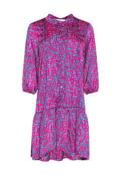 Imogene Sh. Dress - Pink Animal Mix