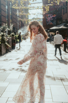 Lenna Maxi Dress - Pink Floral