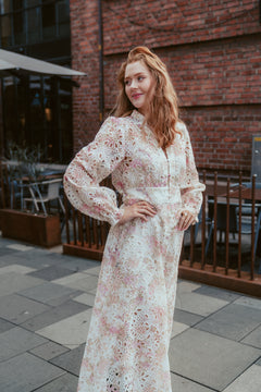 Lenna Maxi Dress - Pink Floral