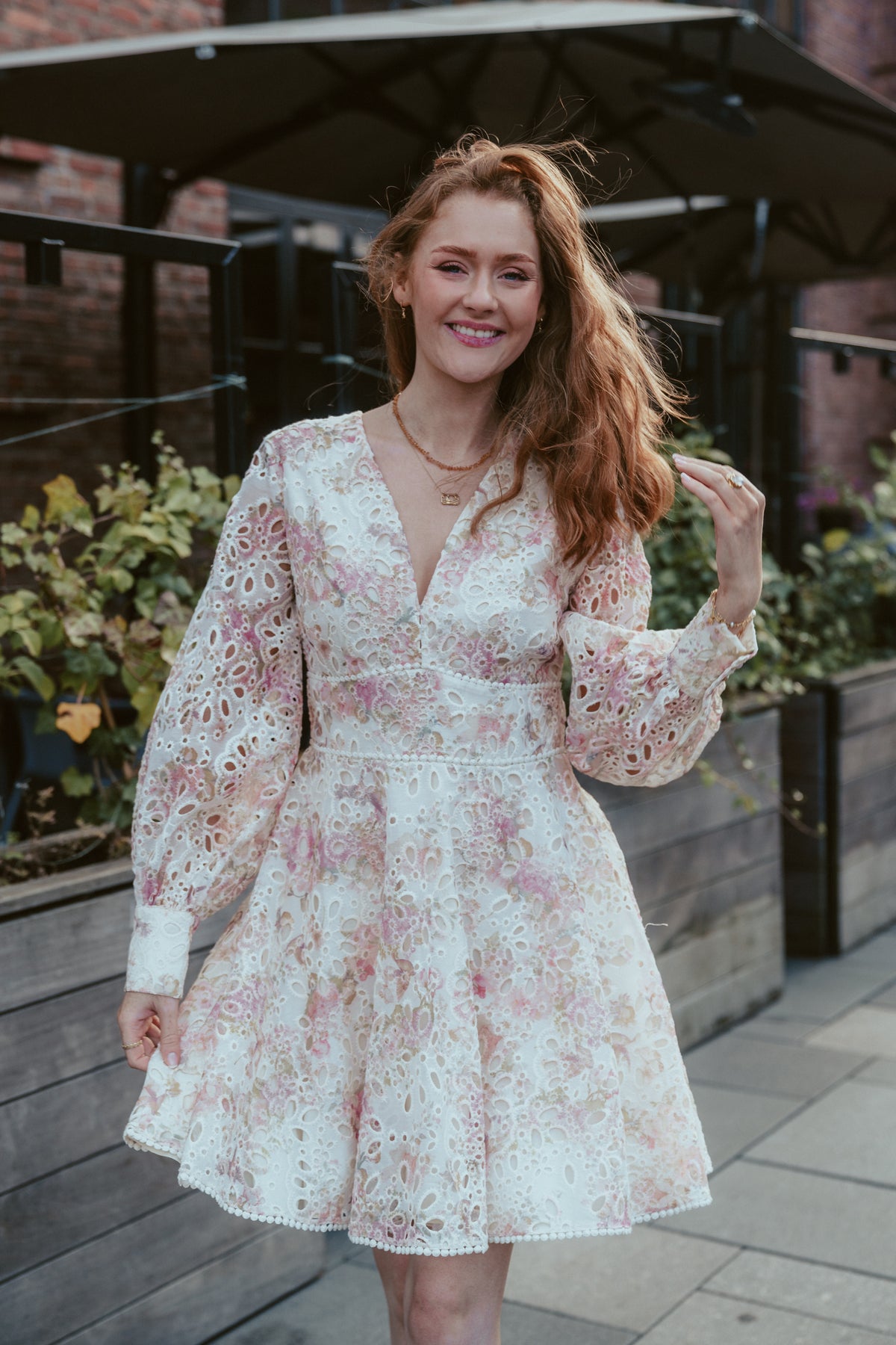 Freya Dress - Pink Floral