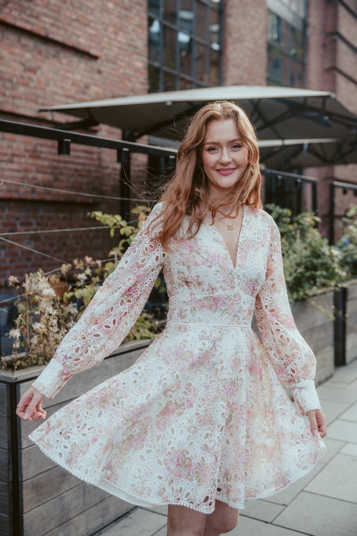 Freya Dress - Pink Floral