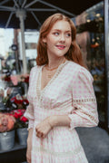 Inez Dress - French Ditsy Pink