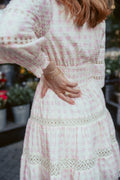 Inez Dress - French Ditsy Pink