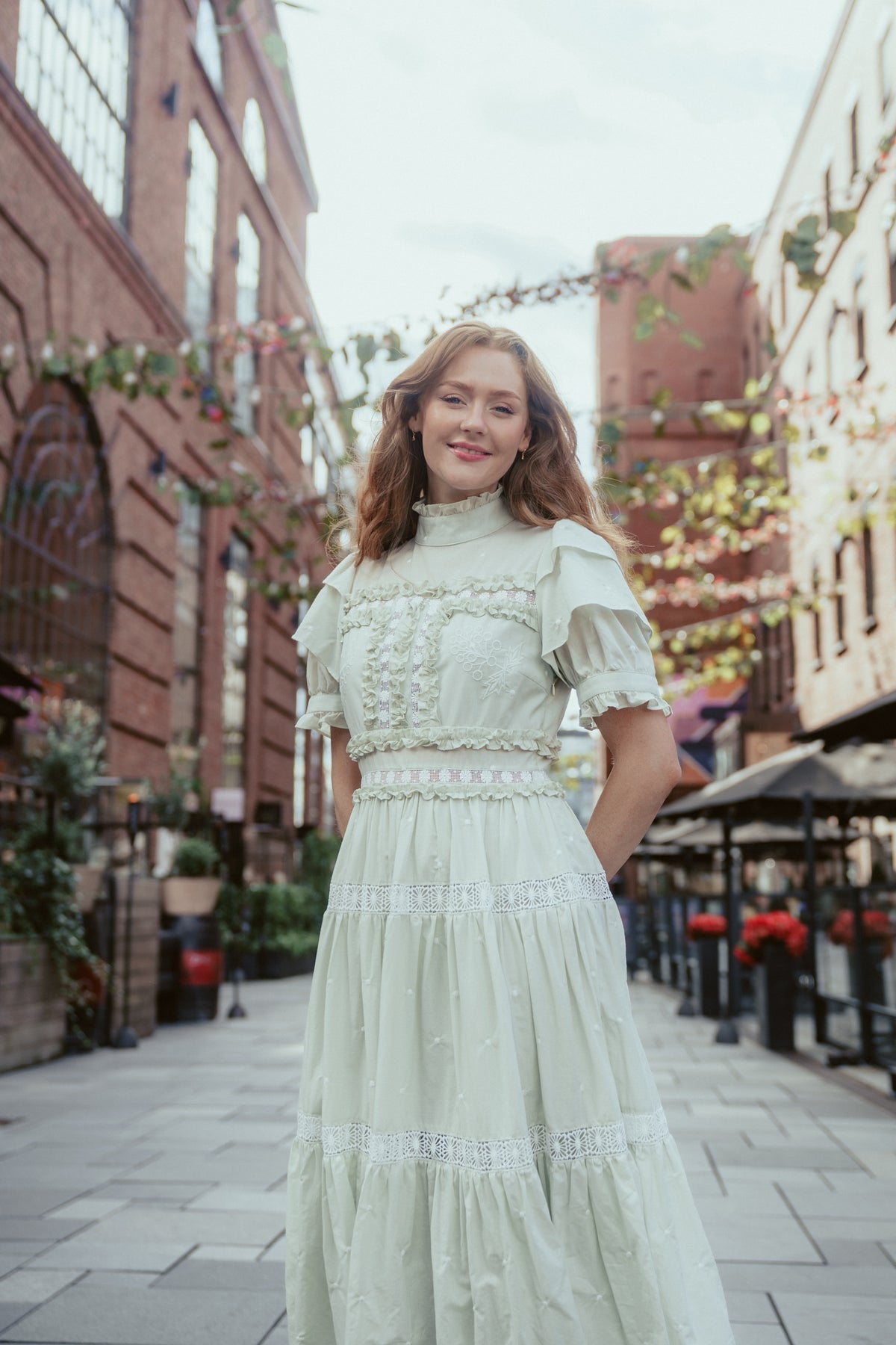 Iro Maxi Dress Pistachio VILLOID