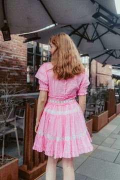 Iro Mini Dress - Blush Pink