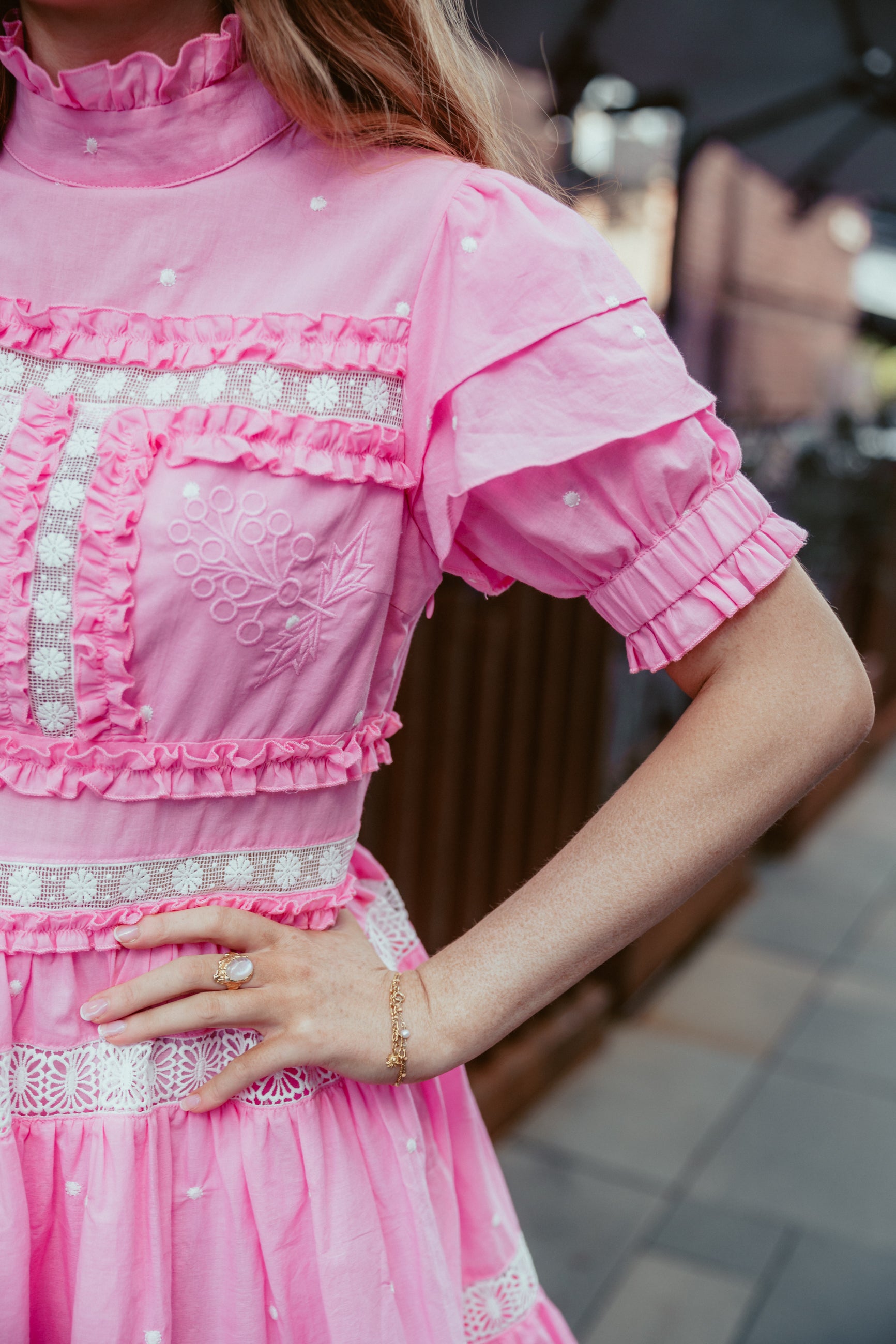 Iro Mini Dress - Blush Pink