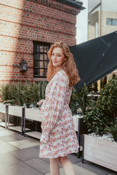 Bertine Dress - Lavender Flower