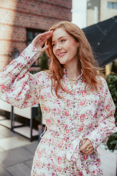 Bertine Dress - Lavender Flower