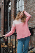 Herrin Knit T-Neck - Camellia Rose