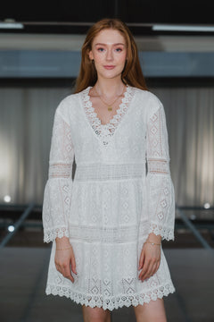 Suzanne Mini Dress - White