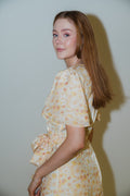 Gabriella Maxi Dress - Yellow Flower