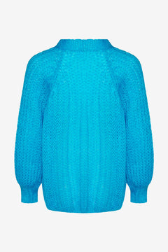 Joseph Cardigan Solid - Pool Blue