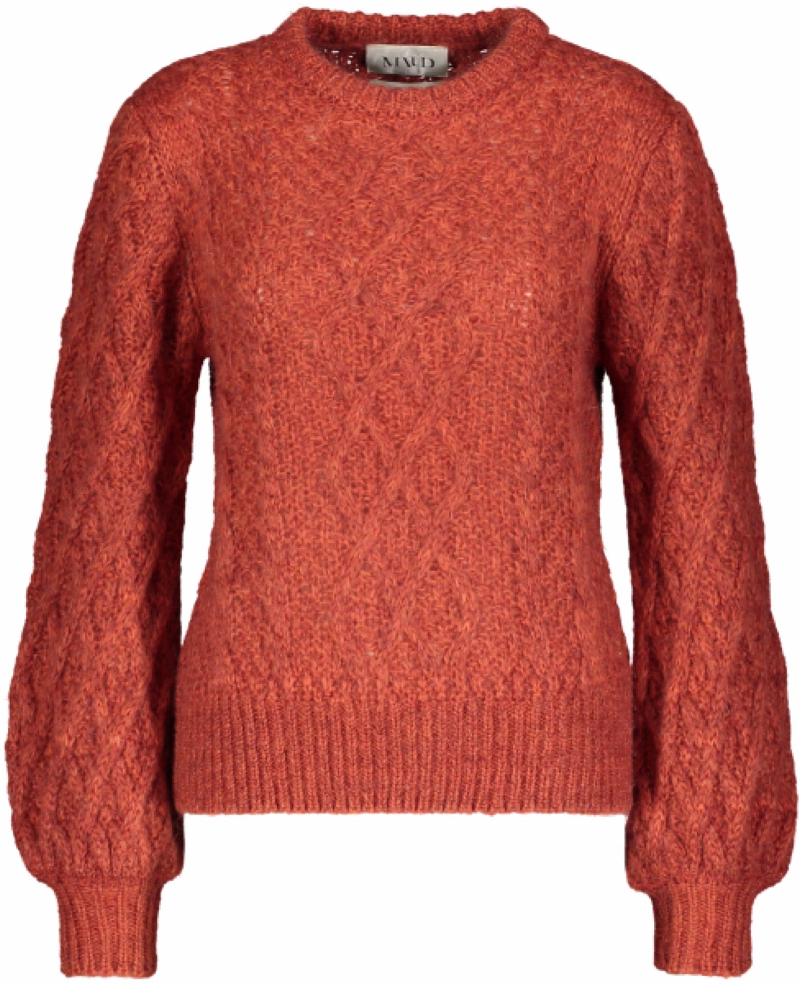 Multicolored Knit - Rust - MAUD - Gensere - VILLOID.no