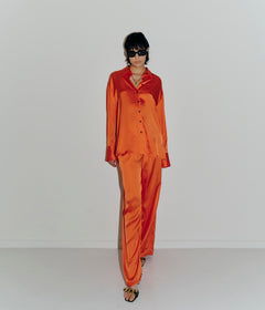 Jenka Shirt - Mandarin Red