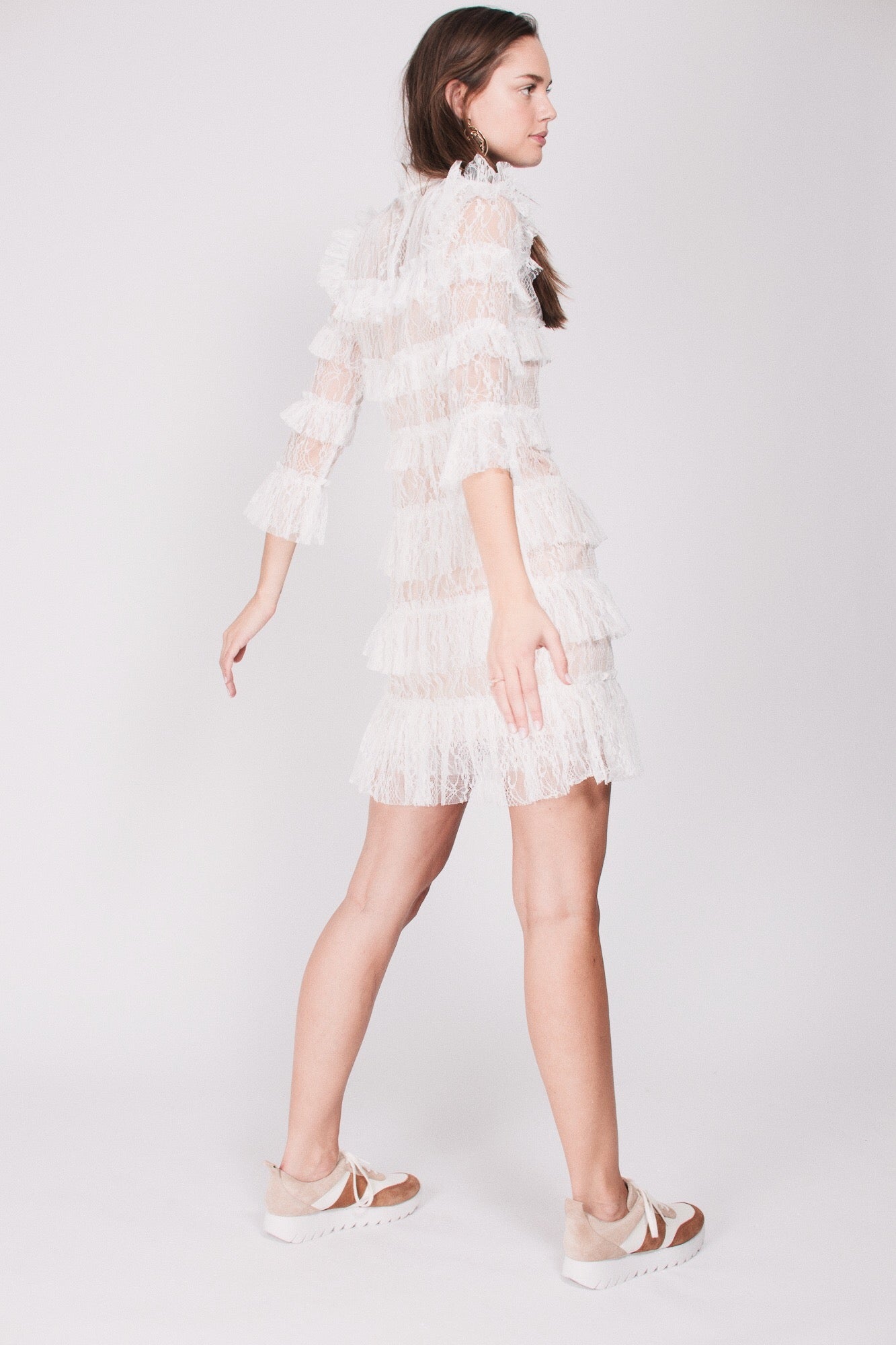 Carmine mini dress - Cloudy White (IKKE BRUK) - By Malina - Kjoler - VILLOID.no