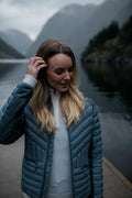 Flåm Dunjakke - Denimblå - Twentyfour - Jakker - VILLOID.no