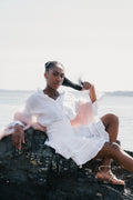 Sol Cotton Skirt - White