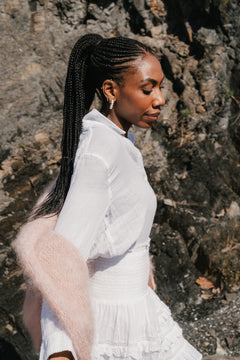 Sol Cotton Skirt - White