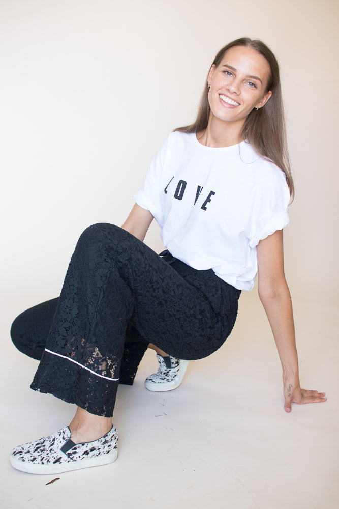 Ines Lacepants - Black - Line of Oslo - Bukser & Shorts - VILLOID.no