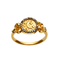 Anna Ring - Gold - Maanesten - Tilbehør - VILLOID.no