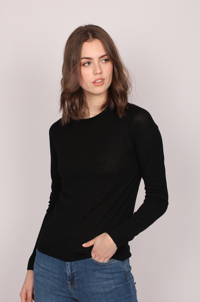 Day Whitney Sweater - Black - DAY - Gensere - VILLOID.no