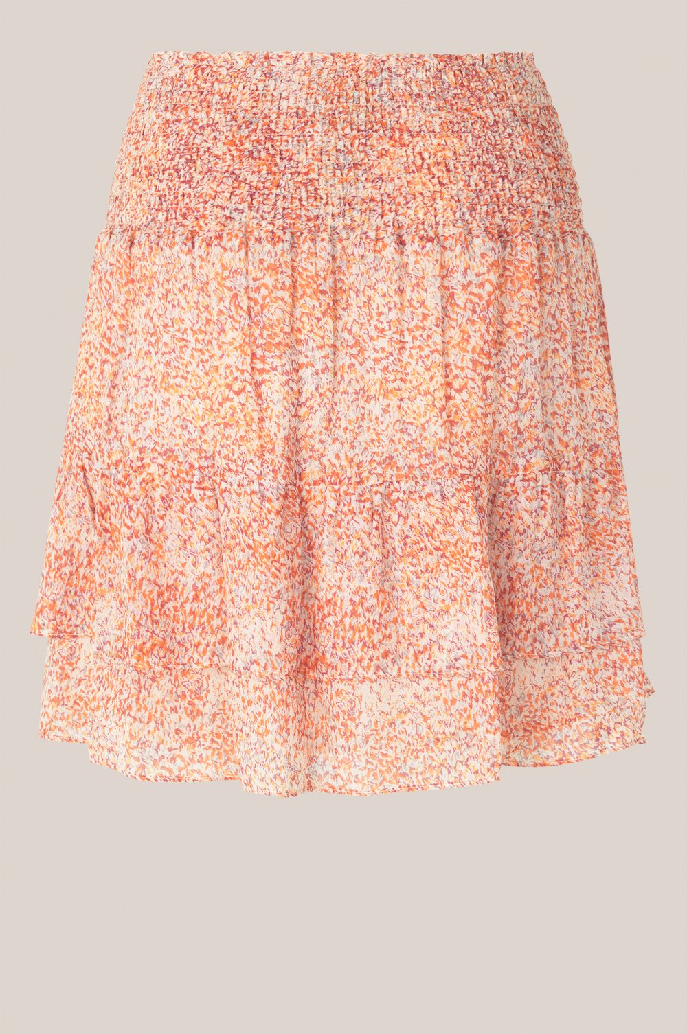 Floral MW Short Skirt - Apricot Brandy - Second Female - Skjørt - VILLOID.no