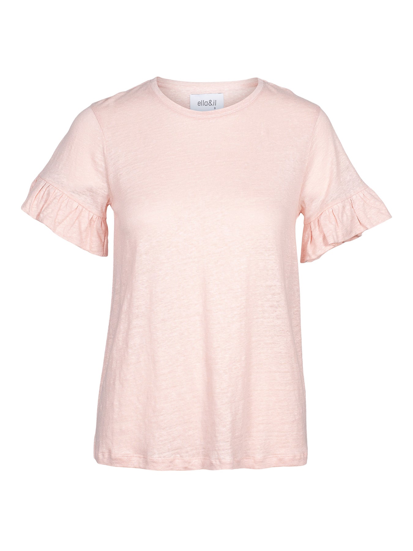 Lara Linen Tee - Dusty Pink
