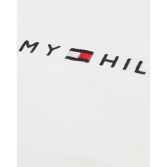Core Tommy Logo Tee - Snow White