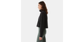 W 100 Glacier Cropped 1/4 Zip - Tnf Black