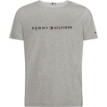 Core Tommy Logo Tee - Cloud HTR