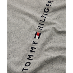 Core Tommy Logo Tee - Cloud HTR