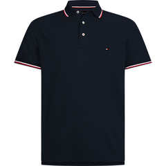 Core Tommy Tipped Slim Polo - Desert Sky