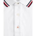 Core Tommy Tipped Slim Polo - White