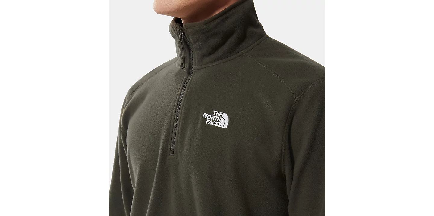 M 100 Glacier 1/4 Zip - New Taupe Green