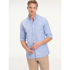 Core Stretch Slim Oxford Shirt - Shirt Blue