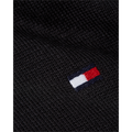 Core Cotton Silk C Neck - Flag Black