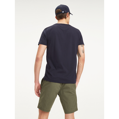 Core Tommy Logo Tee - Sky Captain