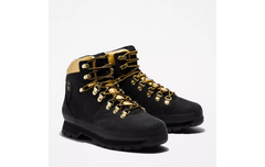Euro Hiker - Black Nubuck With Gold