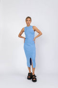 Leah Knit Skirt - Blue