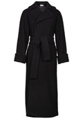 Wool Coat Long - Black