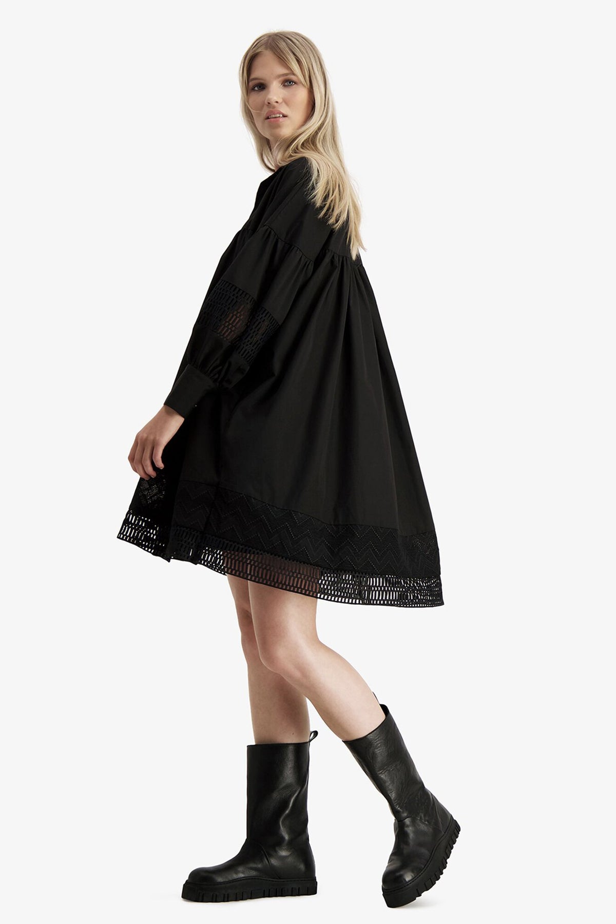 Mesima Shirt Dress - Black - Camilla Pihl - Kjoler - VILLOID.no
