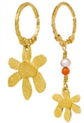 Mette Earrings - Gull