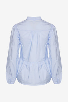 Matti Blouse - Light Blue Stripe