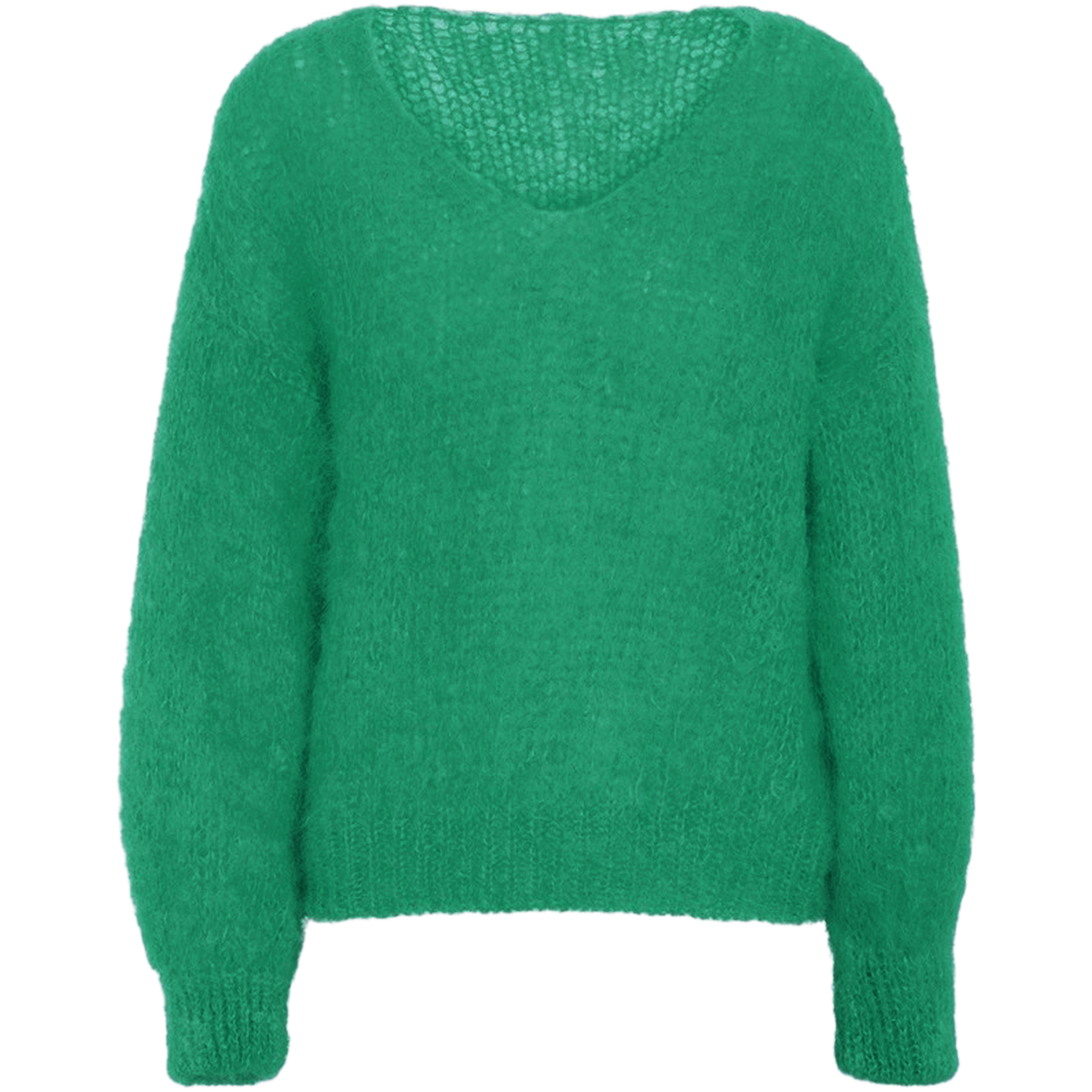 Milana LS Mohair Knit - Emerald Green