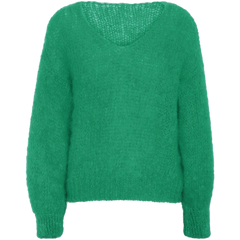 Milana LS Mohair Knit - Emerald Green