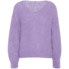Milana LS Mohair Knit - Lilac