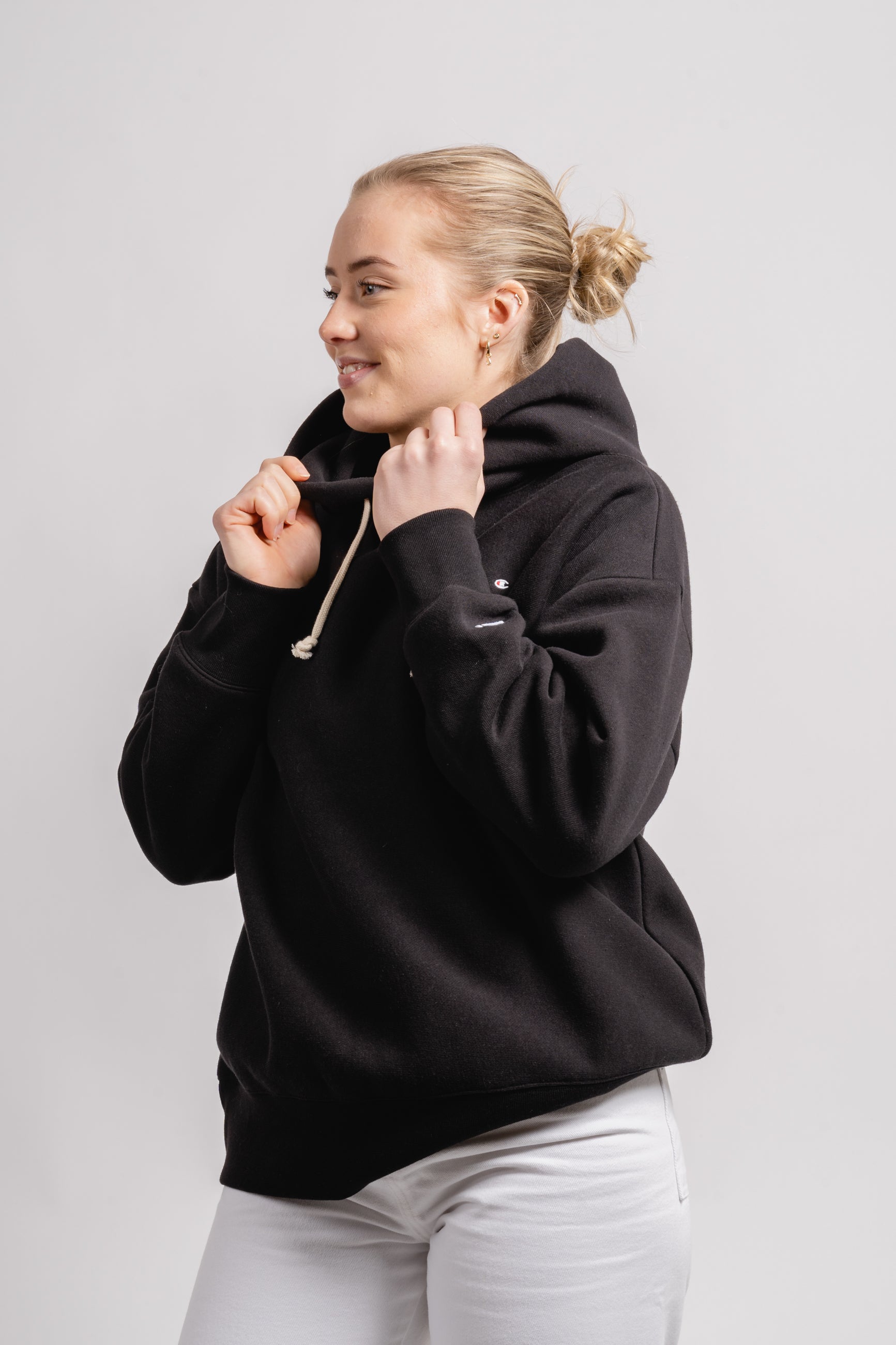 Hooded Sweatshirt - Black