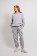 Organic Crew Neck - Heather Grey