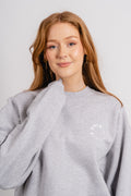 Organic Crew Neck - Heather Grey